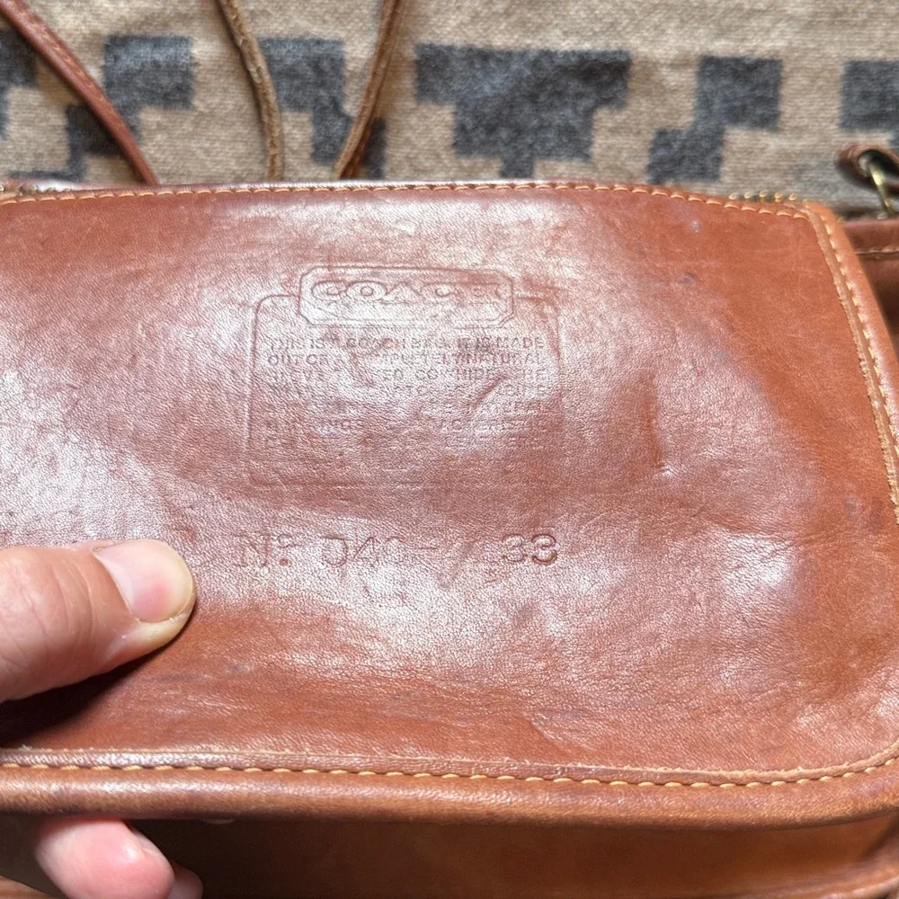 Coach Tan Leather Crossbody Bag - Picture 5 of 5